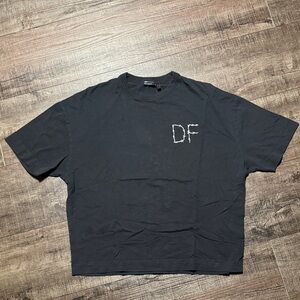 ASOS Design Black Tee with White Initials